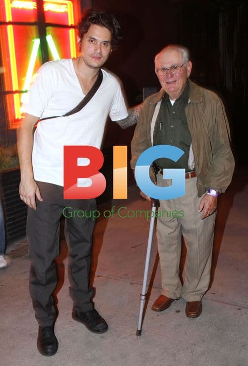 John Mayer and Jeffrey Ross at Hollywood Bowl