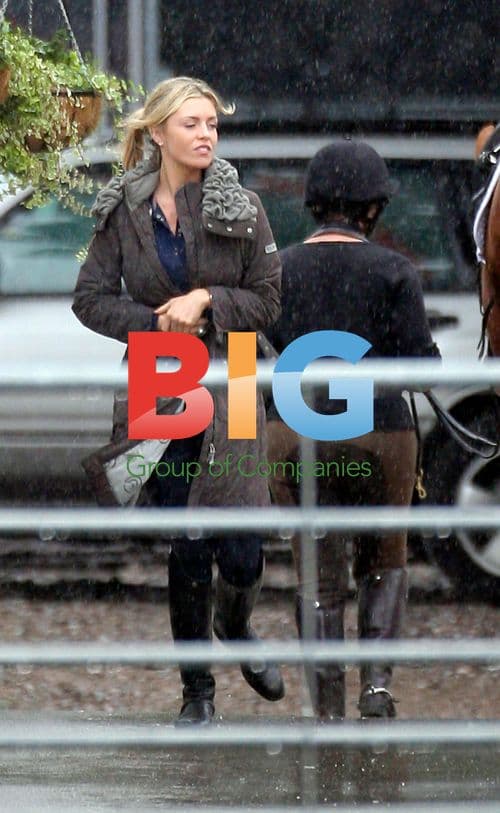 Abi Clancy Horse Riding in Rain