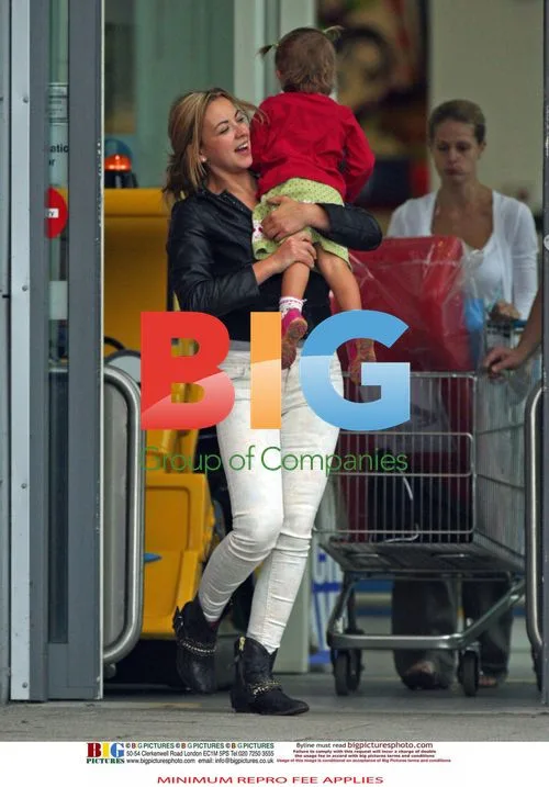 Charlotte Church and Daughter at Toy Store