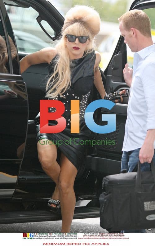 Lady GaGa Arrives at YVR Airport