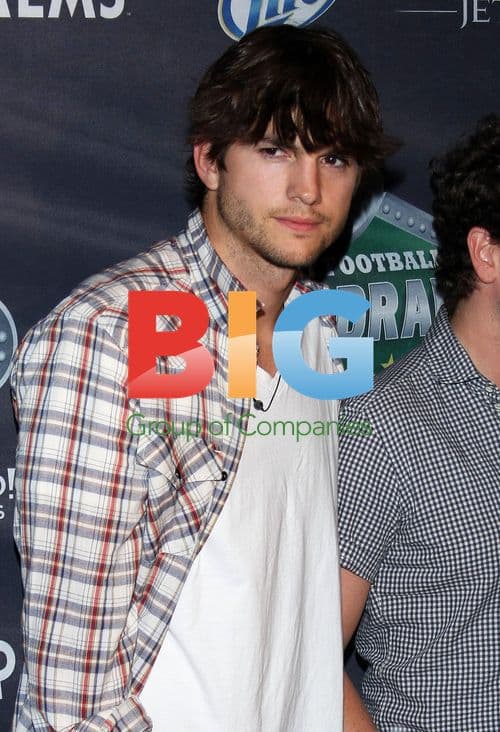 Ashton Kutcher and Danny Masterson at Fantasy Football Party