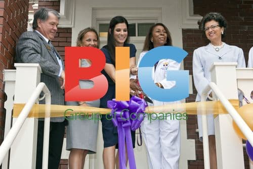 Sandra Bullock Cuts Ribbon for New Orleans Health Clinic