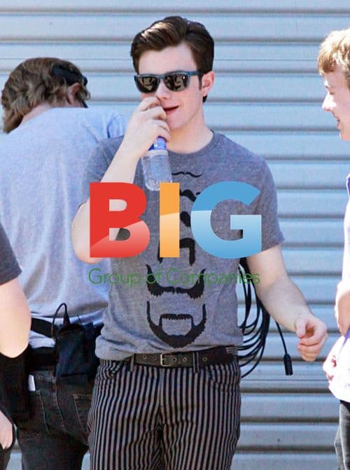 Chris Colfer on 'Glee' Set in LA