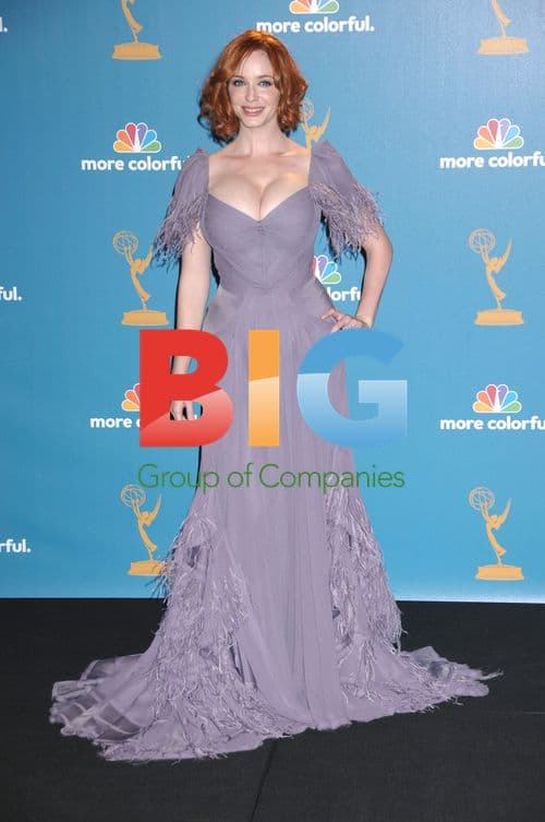 Christina Hendricks at Emmy Awards Press Room