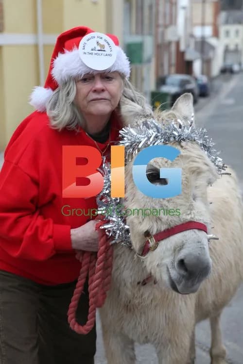 Anne Widdecombe supports Christmas donkey charity