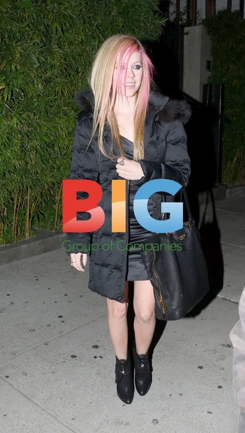 Avril Lavigne and Brody Jenner Leaving Koi Restaurant