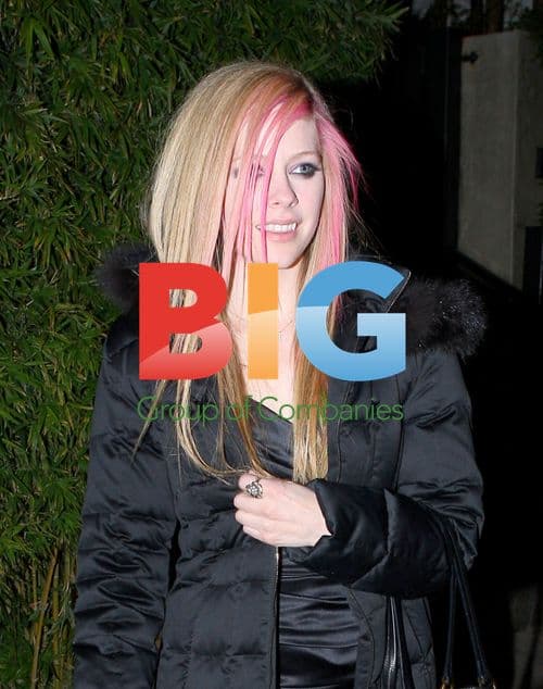 Avril Lavigne and Brody Jenner Leaving Koi Restaurant