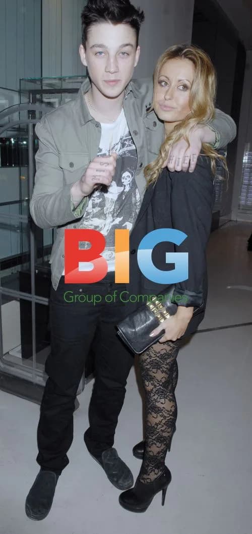 Ash Stymest and Sarah Barrand at Swarovski Event