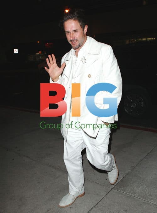 David Arquette in All-White Outfit