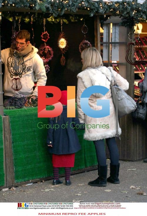 Kate Garraway and Family at Winter Wonderland