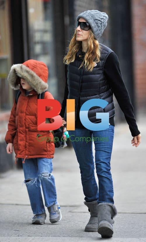 Sarah Jessica Parker with son in New York