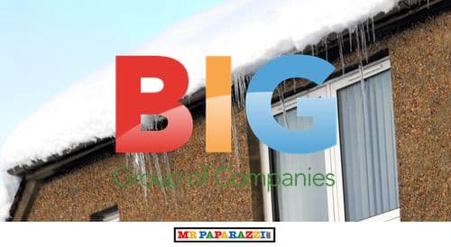 Snow Covered Streets in Scotland