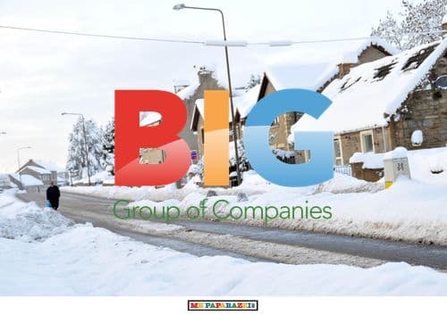 Snowy Streets in Scotland