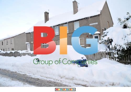 Snowy Streets in Scotland