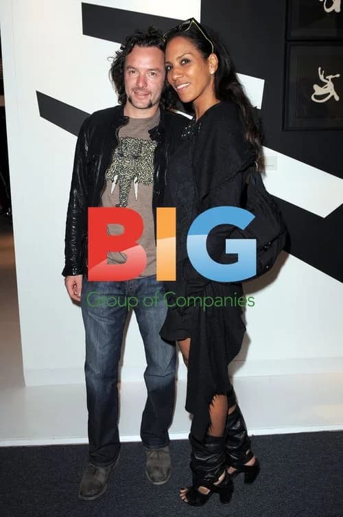 Arne Quinze and Barbara Becker at Art Basel Miami 2010