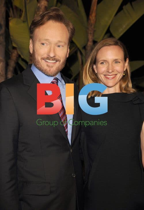 Conan O'Brien and wife at Children's Defense Fund event