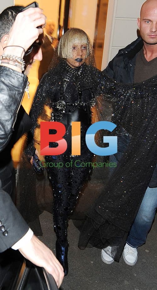 Lady Gaga shopping in Milan