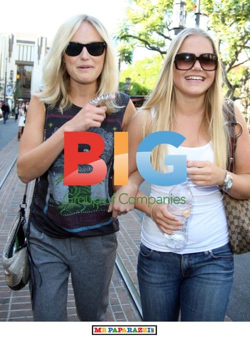 Malin Ackerman Smiling at The Grove