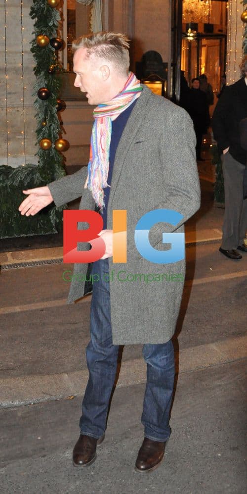 Actor Paul Bettany Leaves Hotel in Paris