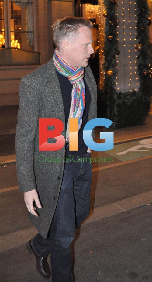 Actor Paul Bettany Leaves Hotel in Paris