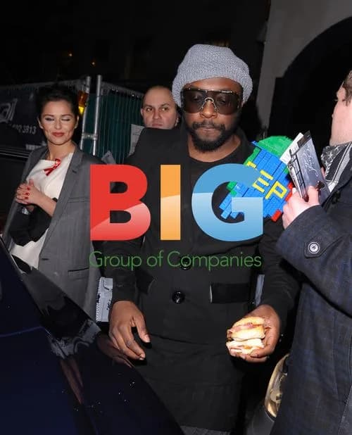 Will.i.am and Cheryl Cole at Red Bull F1 Black Eyed Peas gig