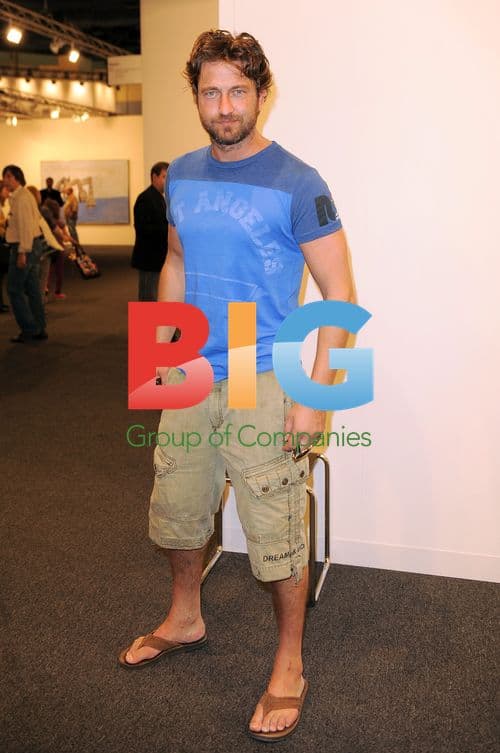 Gerard Butler at Art Basel in Miami