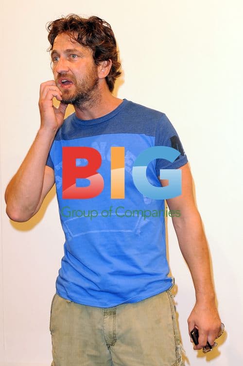 Actor Gerard Butler at Art Basel in Miami Beach