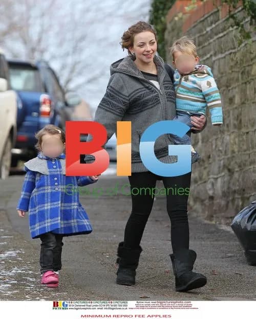 Charlotte Church drops kids off at nursery