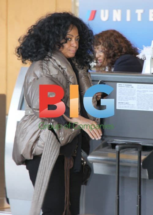 Diana Ross at Dulles Airport