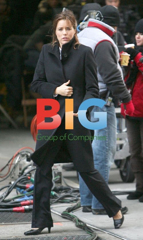 Tea Leoni Filming 'Tower Heist'