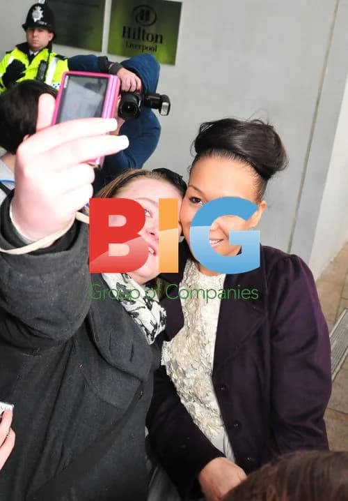 Rebecca Furguson and Cheryl Cole leave London hotel