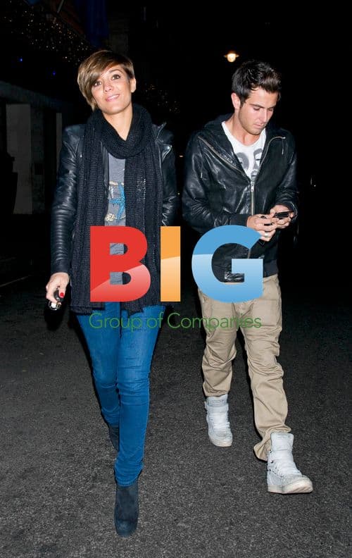 Frankie Sandford and Aaron Renfree in London