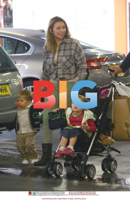 Charlotte Church Filling Up Car and Shopping