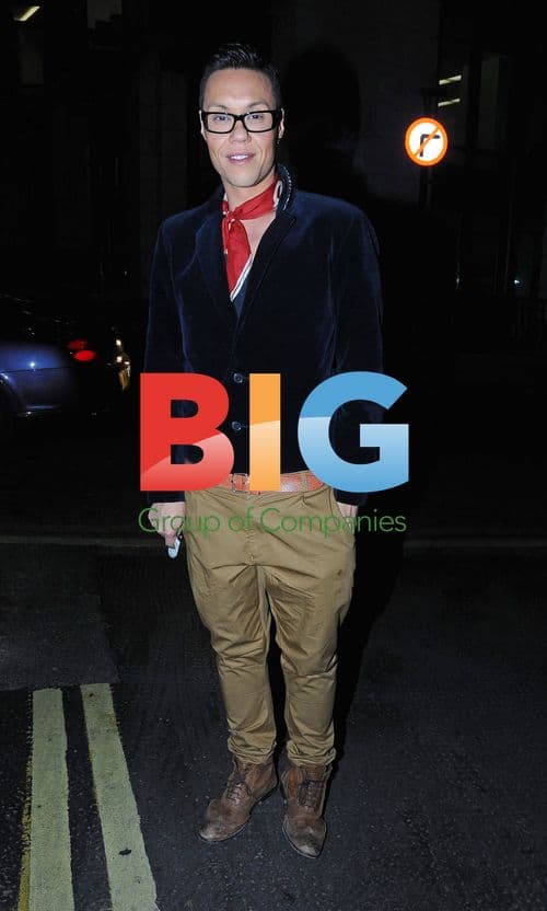 Gok Wan Arriving at Dorchester Hotel