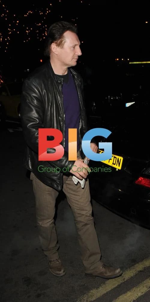 Liam Neeson Arrives at London Hotel