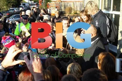 Matt Cardle and Dannii Minogue at The Five Bells pub