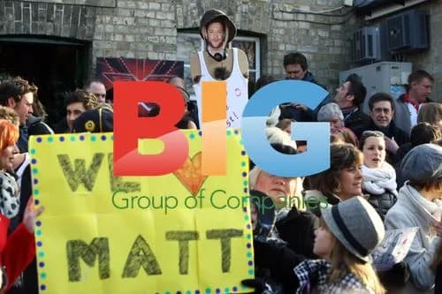 Matt Cardle and Dannii Minogue at The Five Bells pub