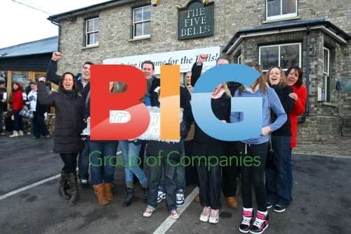 Matt Cardle and Dannii Minogue at The Five Bells pub