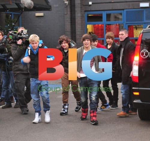 X Factor contestants 1 Direction visit Granada Studios