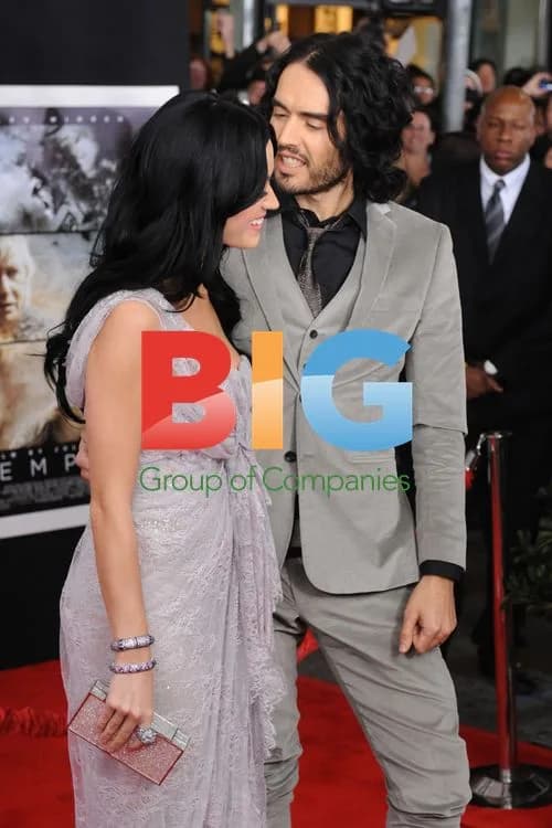 Russell Brand, Katy Perry at The Tempest premiere