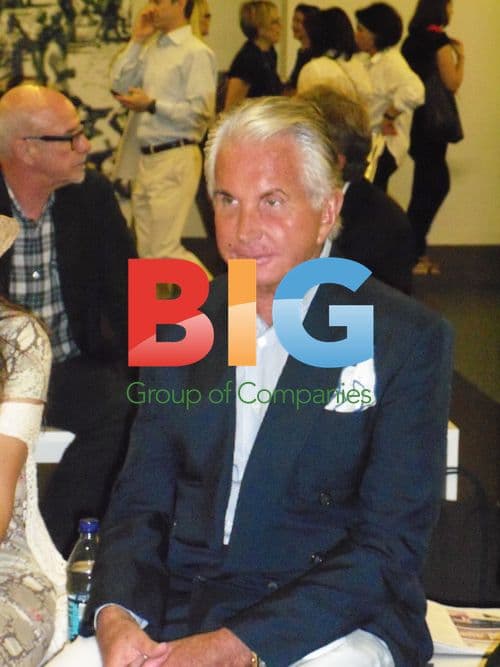 George Hamilton at Art Basel in Miami Beach