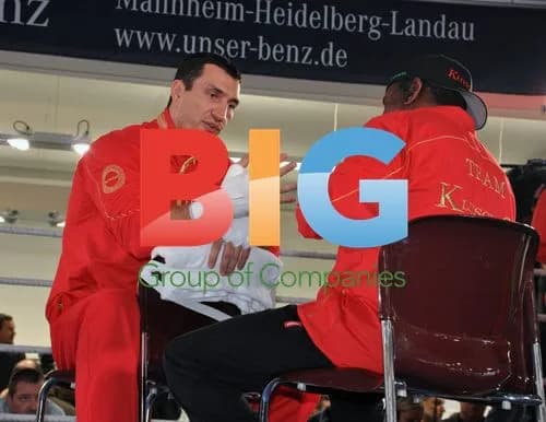 Wladimir Klitschko and Emanuel Steward training