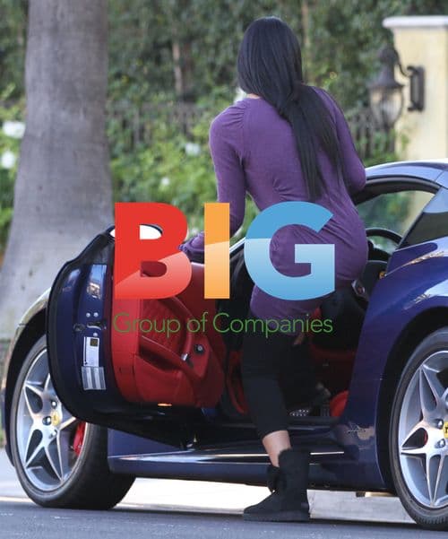 Kimora Lee Speeding in Ferrari