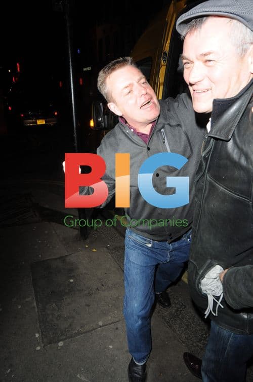 Celebrities at Groucho Club, London