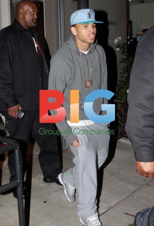 Chris Brown Holiday Shopping with Girlfriend