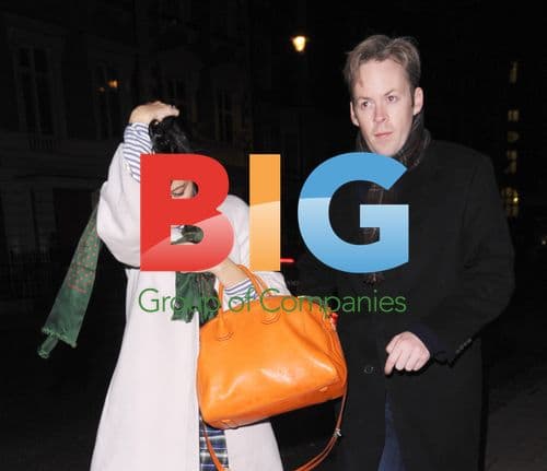 Lily Allen and Sam Cooper Leaving Claridges