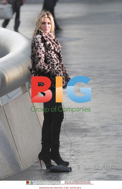 Pregnant TV Personality Films on South Bank