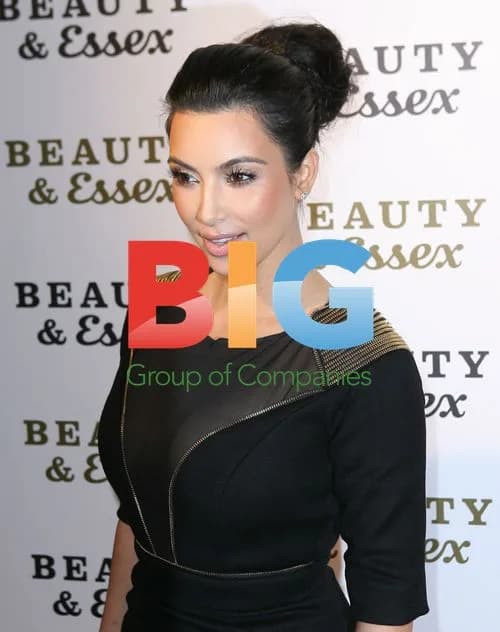 Kim Kardashian at Beauty and Essex Shop Launch
