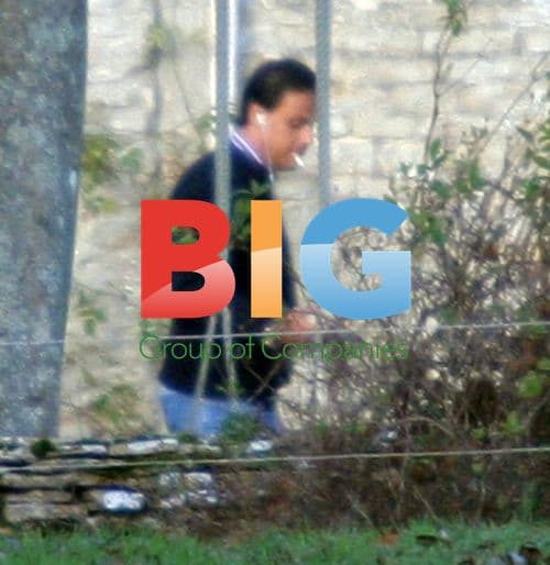 Arun Nayar pacing outside home