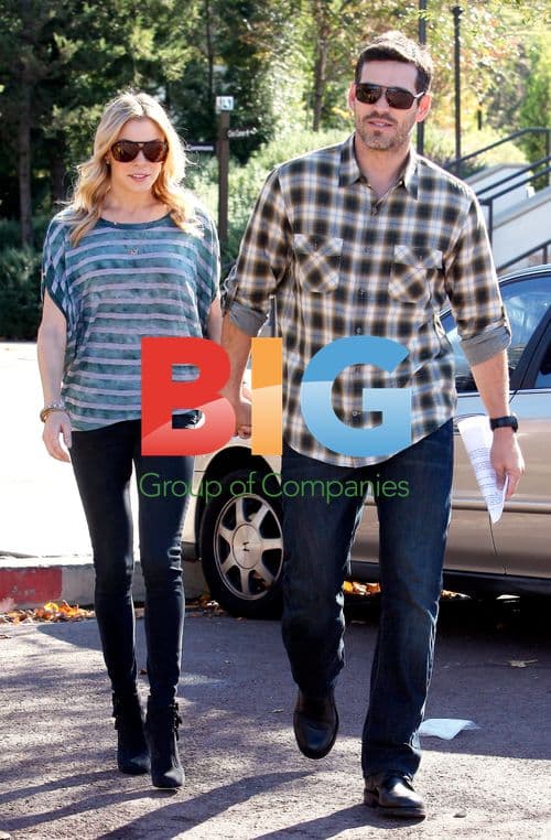 Leann Rimes and Eddie Cibrian Leaving Marmalade Cafe